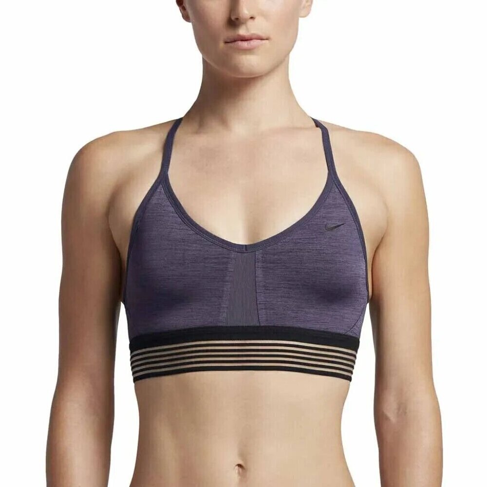 Nike Dri‎ Fit Sports Bra Indy Cooling Women's XL Activewear Purple 832092